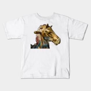 Golden Corn Field Hobby Horse Kids T-Shirt